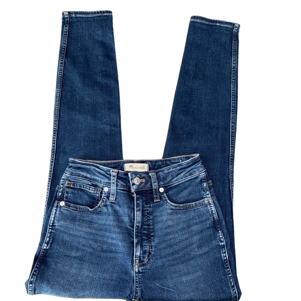 MADEWELL NWOT Curvy High-Rise Skinny Jeans in Coronet Wash Blue-Size 24W - Picture 7 of 13